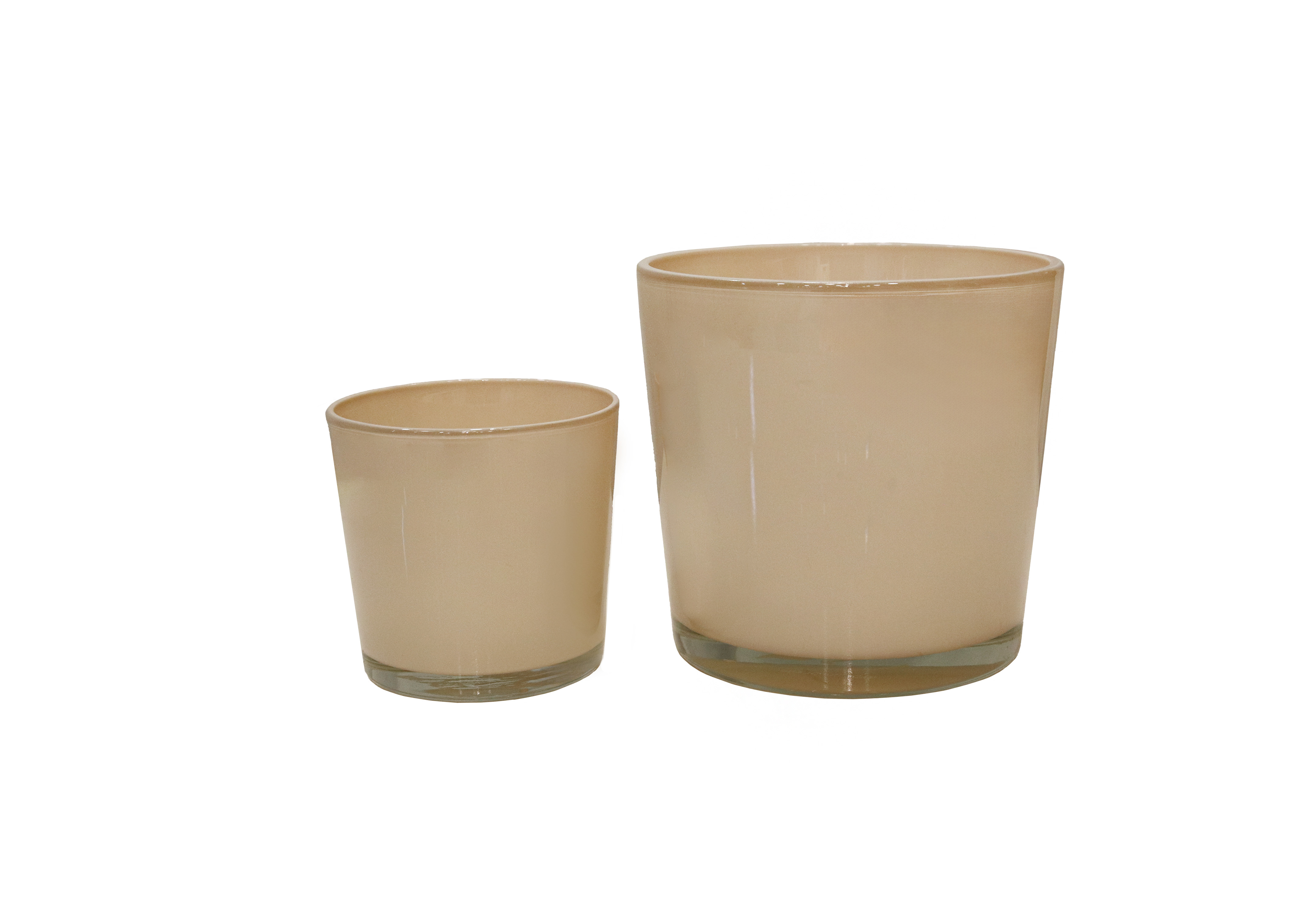 [HK] Conner Regular Planter Glass - BEIGE
