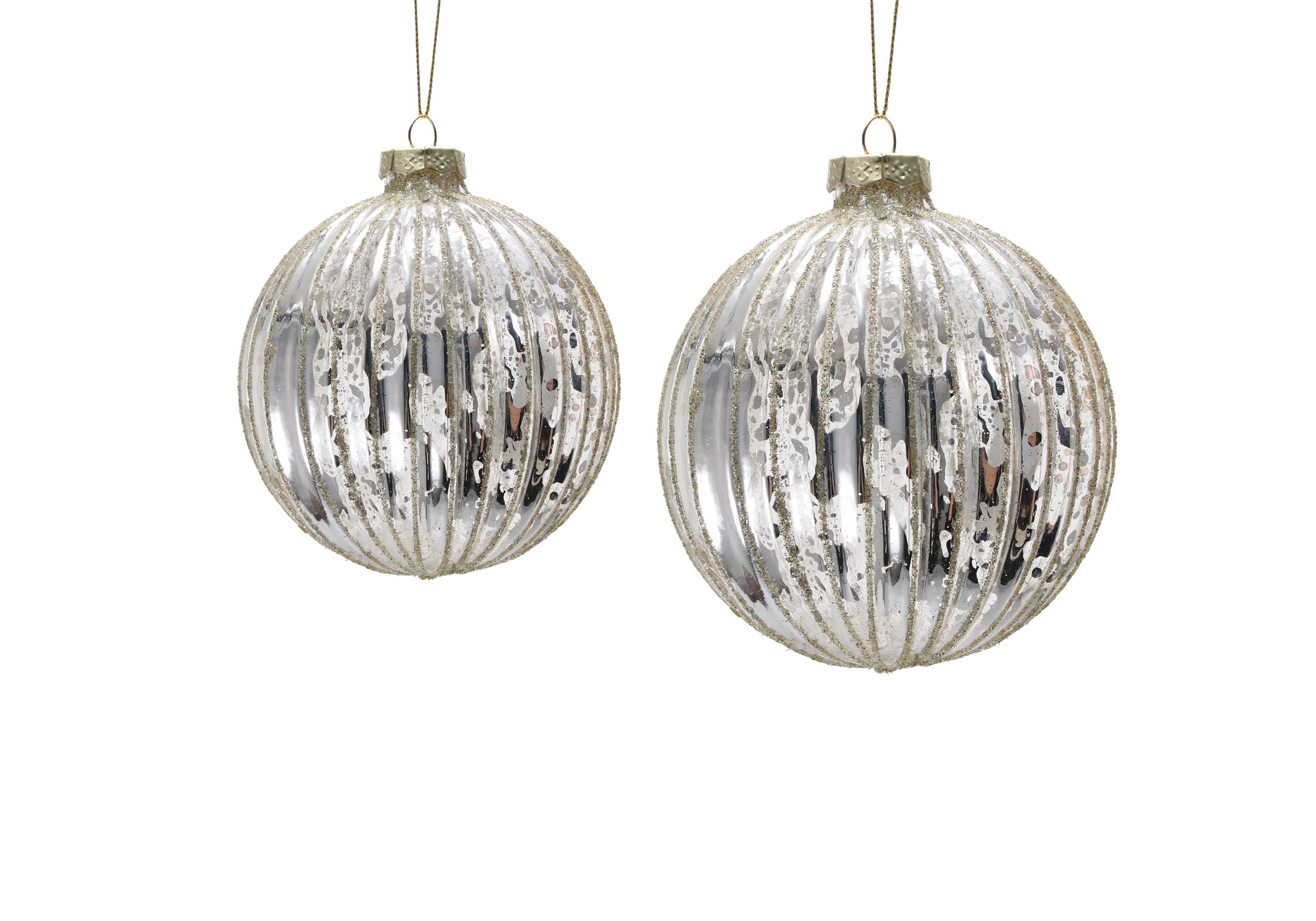 [YQ] 라인 데코 볼  - 실버