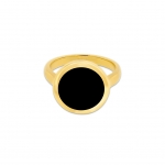 [NCT PICK] ROCA ROUND ONYX RING