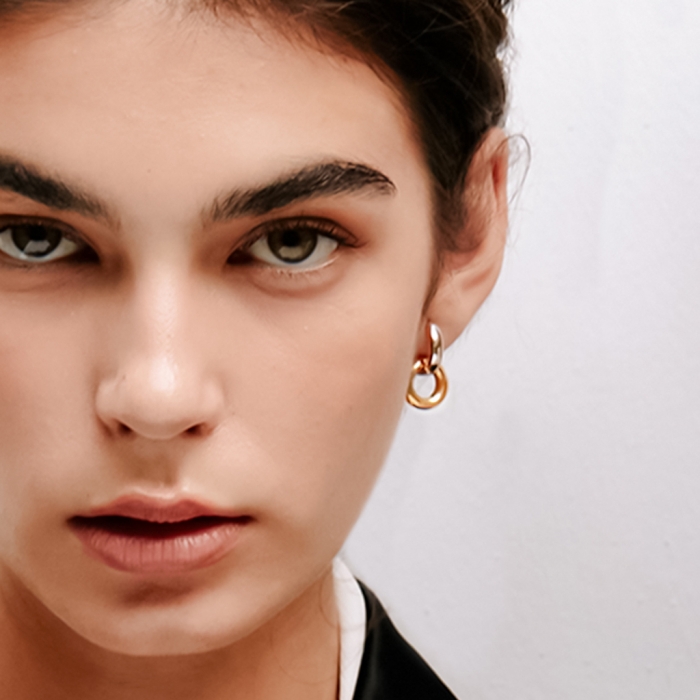 ROCA DONUT HOOP EARRINGS