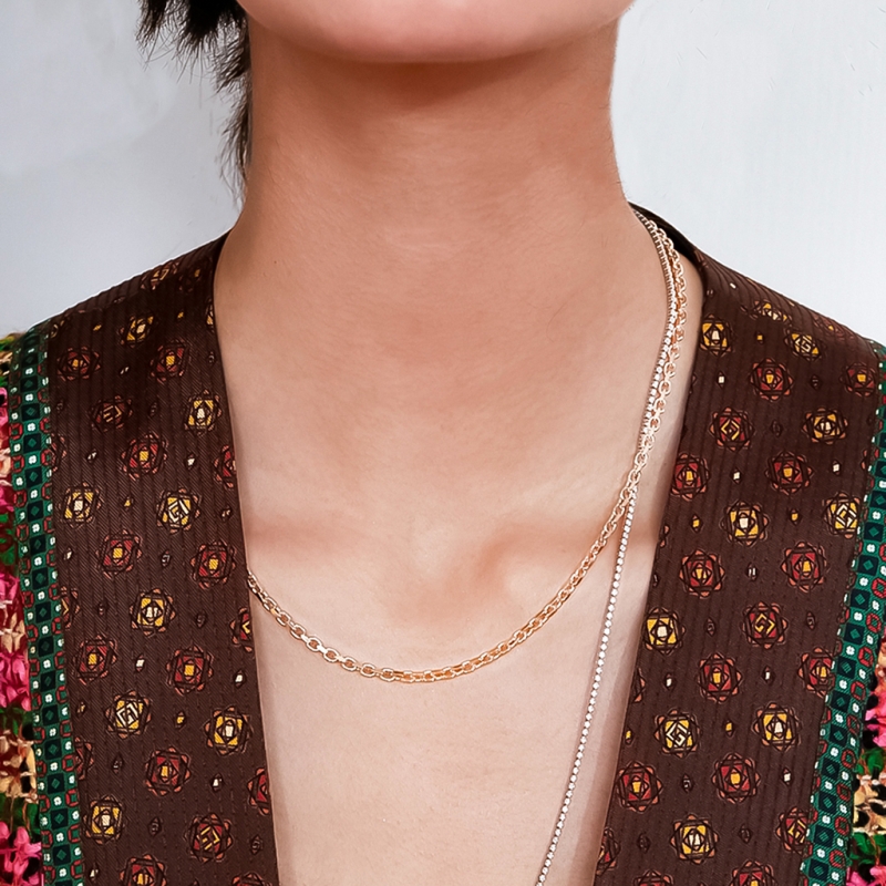 LA LIGNE ANKER CHAIN SOLID NECKLACE