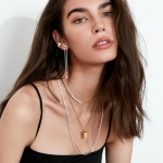 LA LIGNE SLIM TENNIS LONG NECKLACE