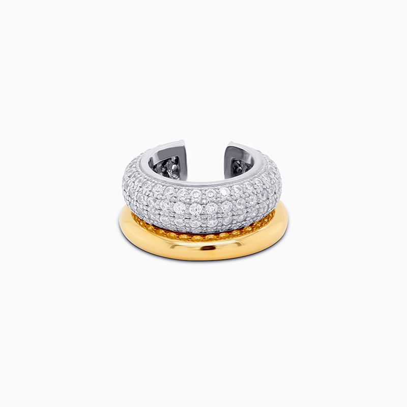 [NCT/P1Harmony PICK] BB MICRO FULL PAVE EAR CUFF_WHITE