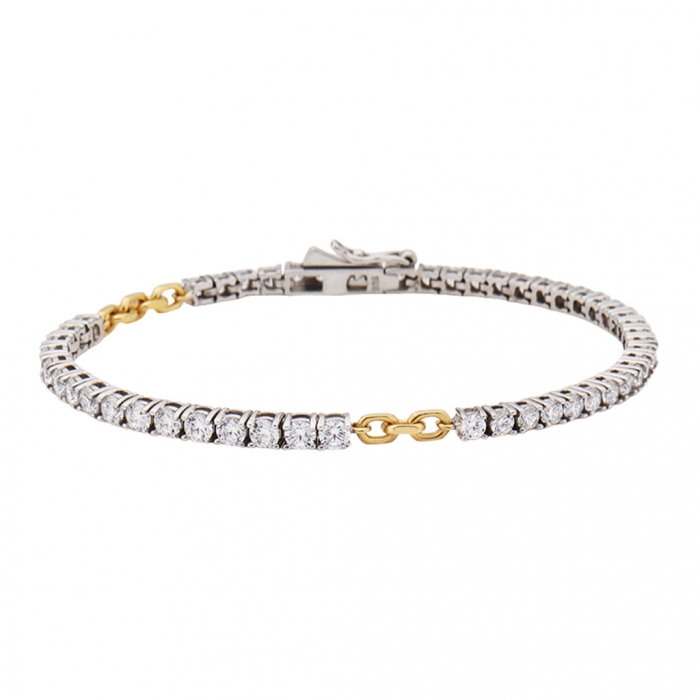 BB ANKER CHAIN TENNIS BRACELET
