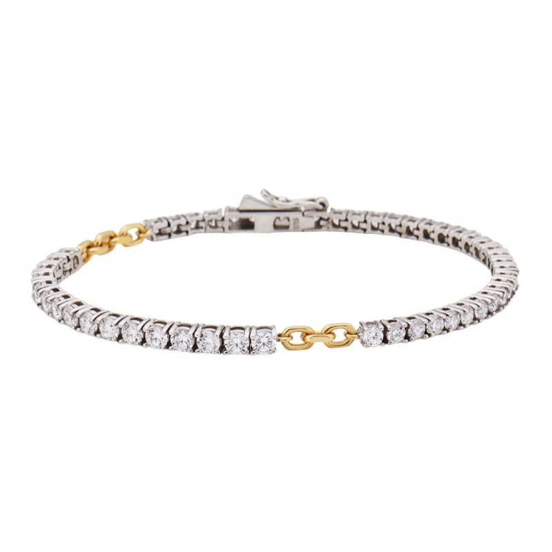 BB ANKER CHAIN TENNIS BRACELET