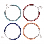 [NCT PICK] LA LIGNE TWOSOME BRACELET ORANGE DOT