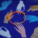 [NCT PICK] LA LIGNE SINGLE STRING BRACELET ORANGE DOT