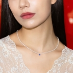 PEARL BB BLUE BIJOUX NECKLACE