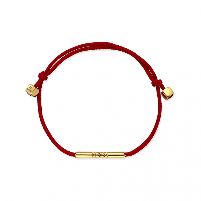 LA LIGNE SINGLE STRING BRACELET RED