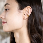 TIME SCREW COGWHEEL EAR CUFF