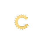 TIME SCREW COGWHEEL EAR CUFF