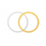 TIME COGWHEEL WIDE RING
