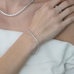 BB BEZEL TENNIS BRACELET 2.5