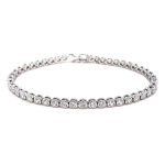BB BEZEL TENNIS BRACELET 2.5