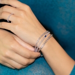 BB BEZEL TENNIS BRACELET 2.5