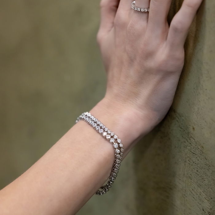 BB BEZEL TENNIS BRACELET 3.0