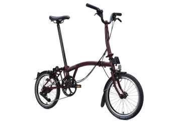 2026 브롬톤 C 라인 익스플로어&랙 - Mid (12단, 플럼 레드)