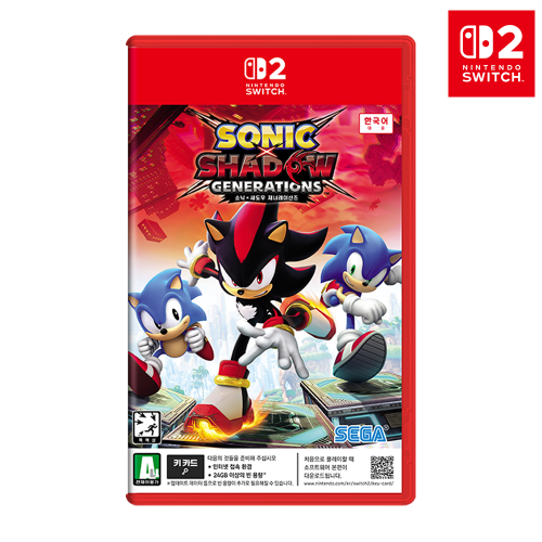 닌텐도 스위치2 소닉 섀도우 제너레이션즈