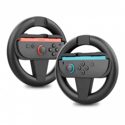 닌텐도 스위치2 조이콘 레이싱 핸들 휠 (2개입) 테크라인