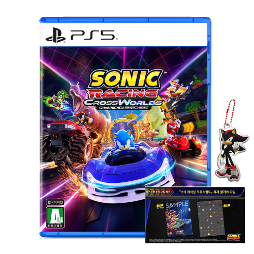 PS5 소닉 레이싱 크로스월드 [예약특전 A4클리어파일 / 소닉 섀도우 말랑키링]