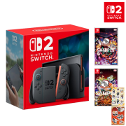닌텐도 스위치2 본체+스위치 귀멸의 칼날 히노카미 혈풍담1 + 혈풍담2 세트 [스티커 2종 증정]