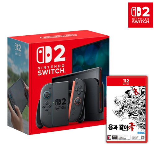 닌텐도 스위치2 본체+스위치2 용과같이 극1 [예약특전 일러스트 색지 증정]