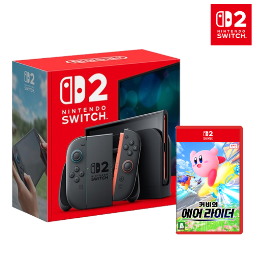 닌텐도 스위치2 본체+스위치2 커비의 에어라이더