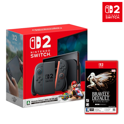 닌텐도 스위치2 마리오 카트 월드 세트+스위치2 브레이블리 디폴트 플라잉 페어리