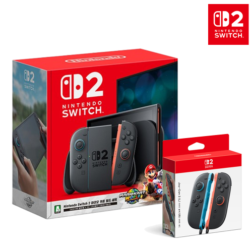 닌텐도 스위치2 마리오 카트 월드 세트+조이콘2 (L)라이트 블루/(R)라이트 레드