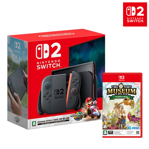 닌텐도 스위치2 마리오 카트 월드 세트+스위치2 투 포인트 뮤지엄 익스플로러 에디션 [예약특전 마그넷 스티커 증정]
