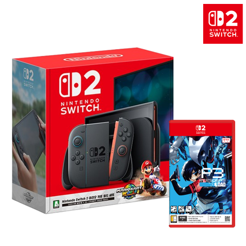 닌텐도 스위치2 마리오 카트 월드 세트+스위치2 페르소나3 리로드 [예약특전 슬라이드 파우치 증정]