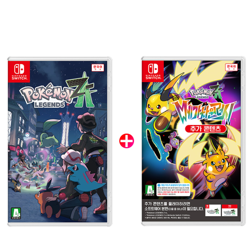 닌텐도 스위치 포켓몬스터 레전드 ZA 제트에이+스위치 포켓몬 ZA 메가 차원 러시 DLC 세트