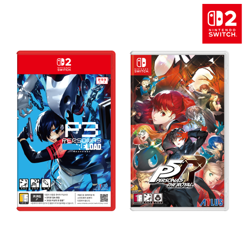 닌텐도 스위치 2 페르소나3 리로드+스위치 페르소나5 로얄 로열 세트 [슬라이드 파우치 증정]