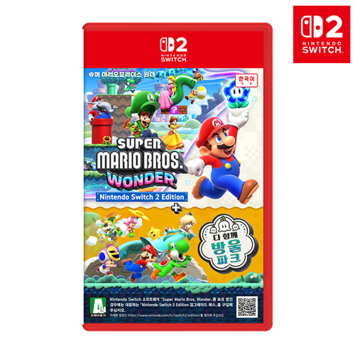 닌텐도 스위치2 슈퍼마리오 브라더스 원더 다 함께 방울 파크 게임 칩 팩