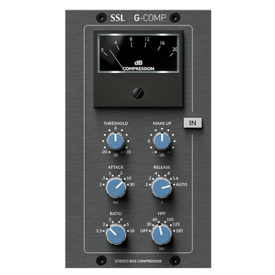 Solid State Logic Bus Compressor for 500-Series (Brushed Metal)