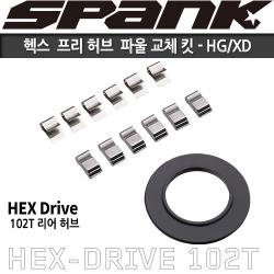 스팽크 헥스-드라이브 프리허브 파울 교체 킷 - HG/XD