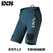iXS 트리거 1.0 다운힐/엔듀로 레이싱 반바지 -덕 그린