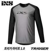 iXS 트리거 라이트 1.0 긴팔 저지 -그라파이트-블랙