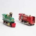 틴토이 디젤 기관차 1908 빈티지 레트로 양철 태엽 기차 장식 소품