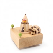 원목 삐에로 오르골 나무 Pierrot Wooden Music Box