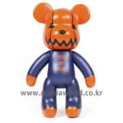 정품 베어 브릭스 할로윈 펌프킨베어 BEARBRICK Halloween Pumpkin Bear 포포베