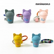 LED 고양이 콜드컵 5color 키체인, 키링, 열쇠고리, 스트랩