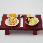 짜장 탕수육 상차림 세트 미니어처