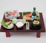 소고기 꽃등심 상차림 세트 미니어처