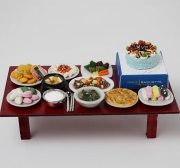 생일상(대) 상차림 세트 미니어처