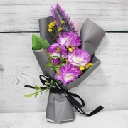 납골당꾸미기 카네이션 꽃다발 (대) 조화 가짜꽃 추모관 봉안당 장식 소품 미니어처