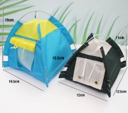미니어처 카키 블루 텐트 2종 2size 택1 소품 장식 인테리어 납골당 꾸미기 캠핑 피규어 디오라마
