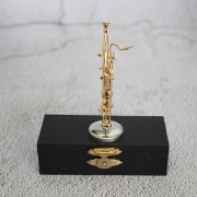 미니어처 바순 악기 소품 장식