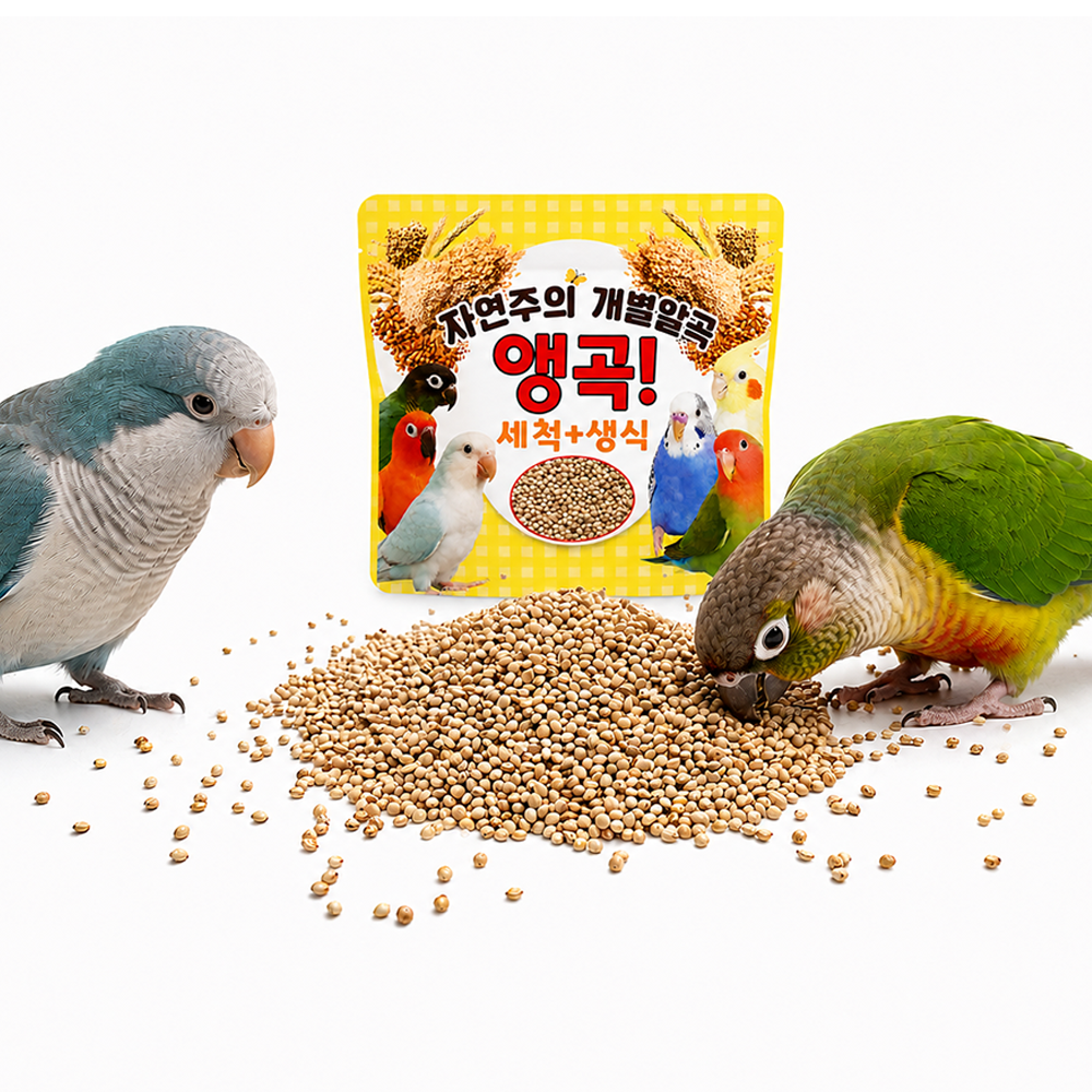자연주의 세척+생식 개별알곡 앵곡 100g