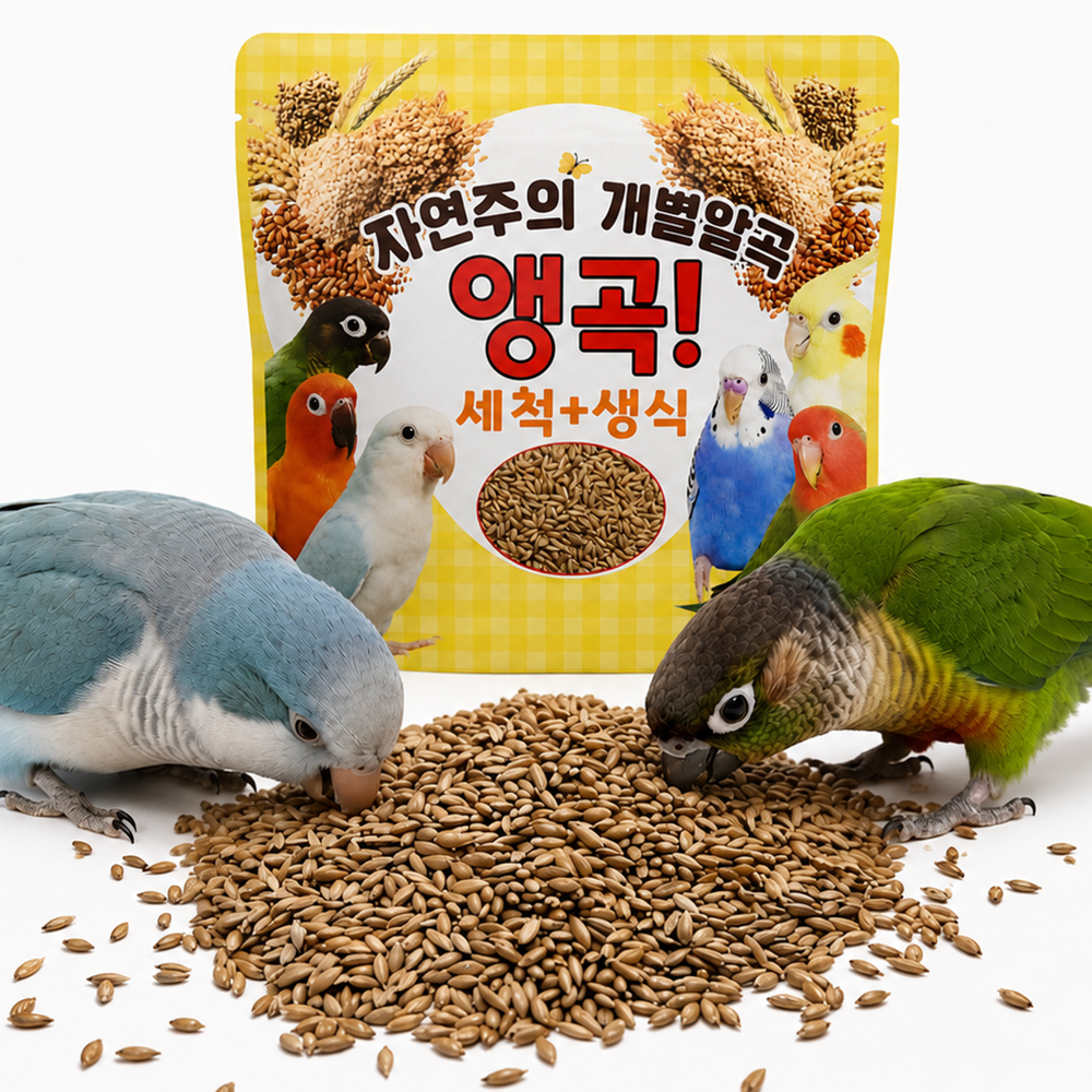 자연주의 세척+생식 개별알곡 앵곡 100g